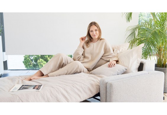 Sofa-bed eenzit slaapbank Damien