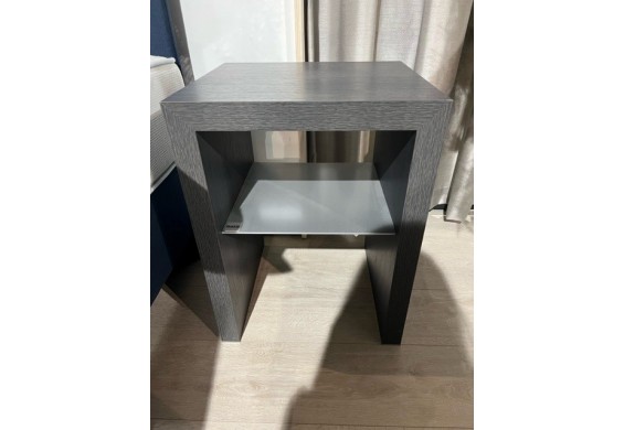 Nachtkastje Auping eiken grijs