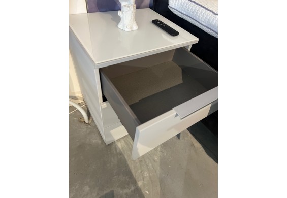 Nolte 2x nachtkastje zijde grijs